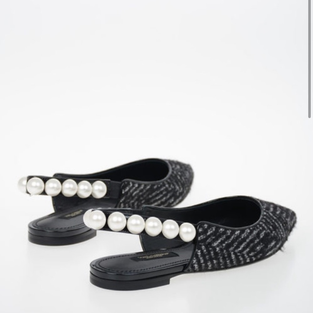 Dolce and Gabbana Tweed flats - Picture 3 of 7